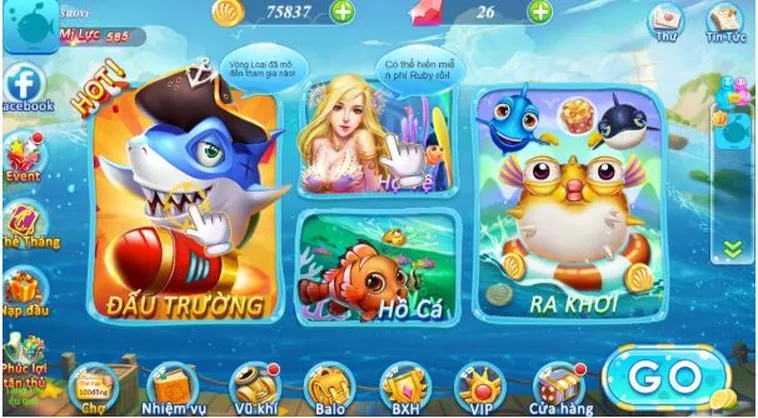 Hướng Dẫn Chơi Thợ Săn Cá Tại BONGVIP: Bí Kíp Săn Thưởng Lớn